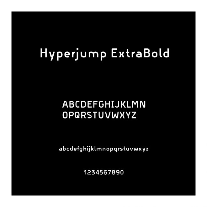 Hyperjump ExtraBold