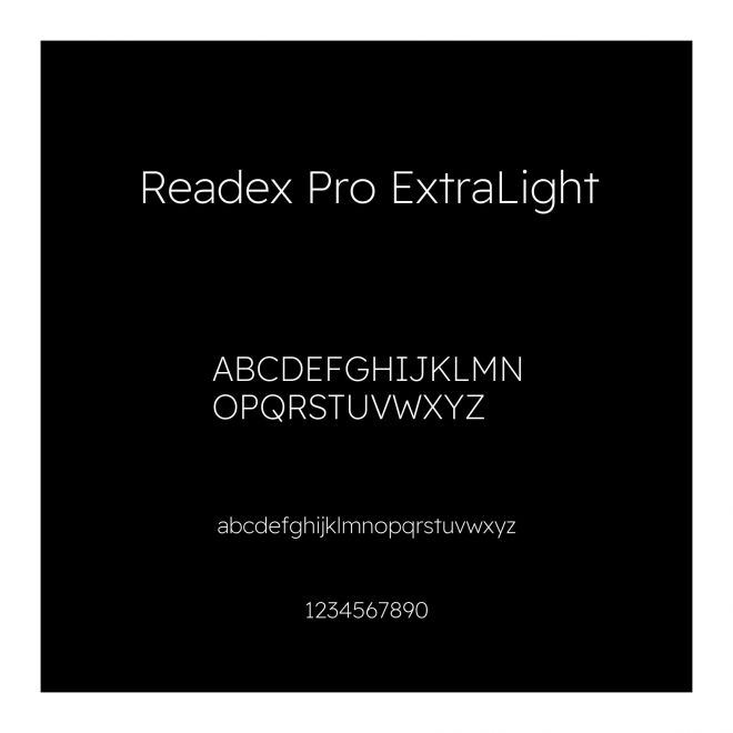 Readex Pro ExtraLight