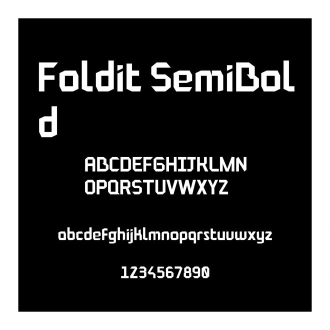 Foldit SemiBold