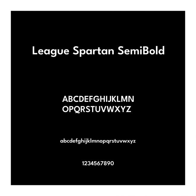 League Spartan SemiBold