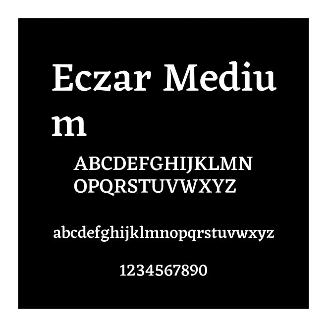 Eczar Medium