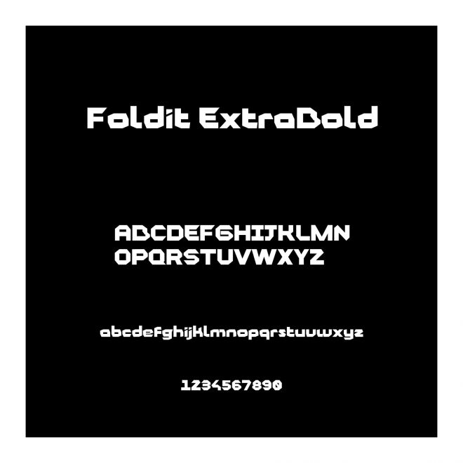 Foldit ExtraBold