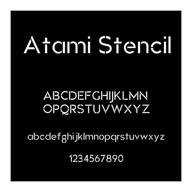 Atami Stencil