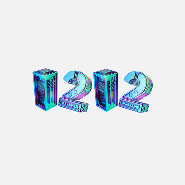 雙12立體字藝術字體