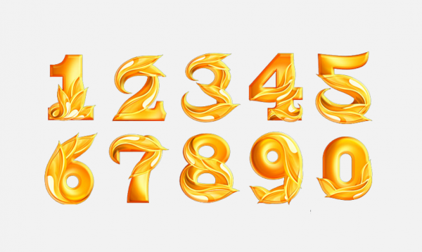 金色數字