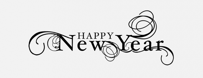 Happy New Year 新年藝術(shù)字
