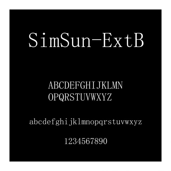 SimSun-ExtB