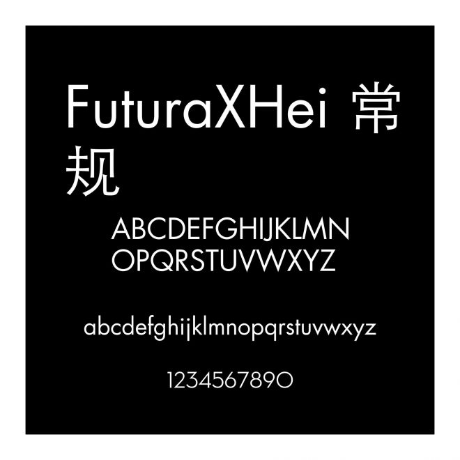 FuturaXHei 常規