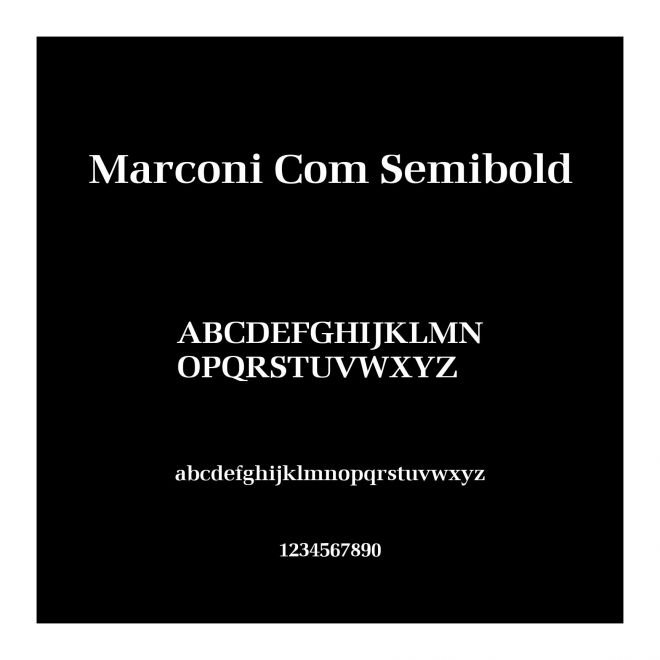 Marconi Com Semibold
