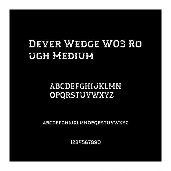 Dever Wedge W03 Rough Medium