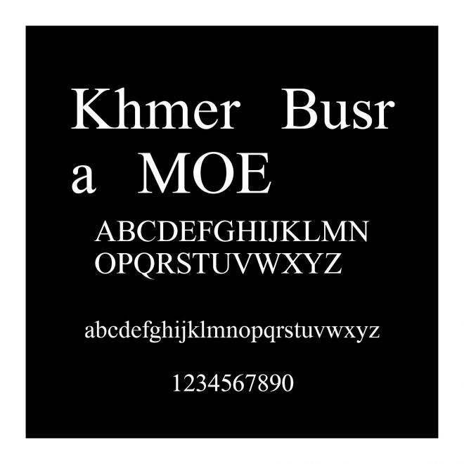 Khmer Busra MOE