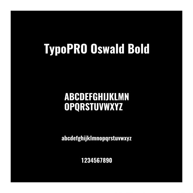 TypoPRO Oswald Bold