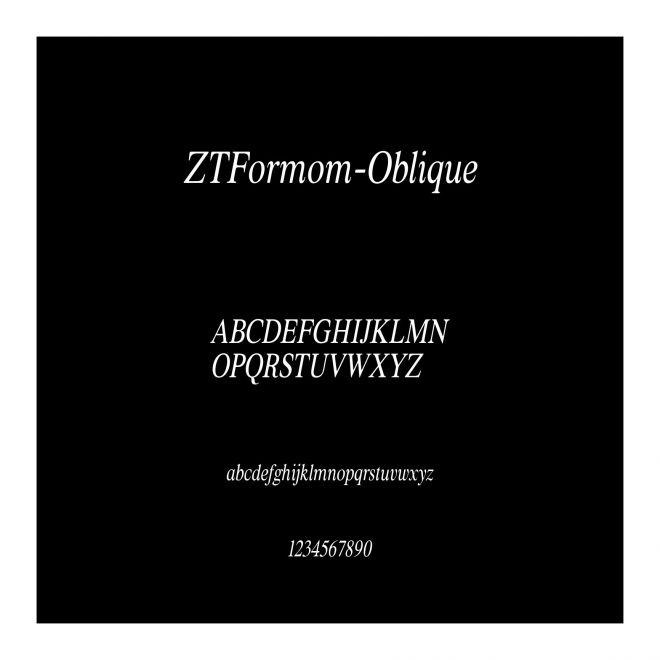 ZTFormom-Oblique