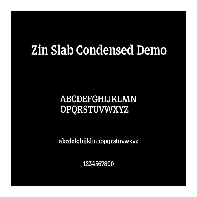 Zin Slab Condensed Demo
