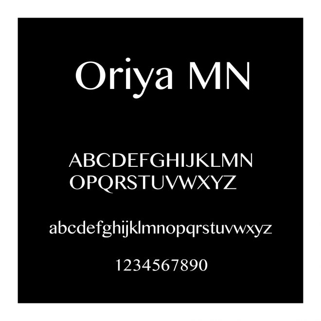 Oriya MN