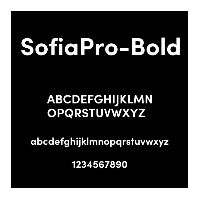 SofiaPro-Bold