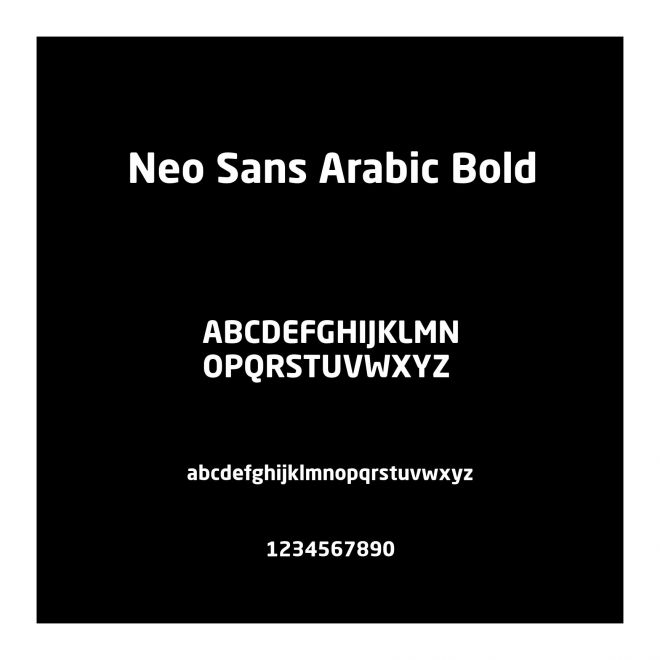 Neo Sans Arabic Bold