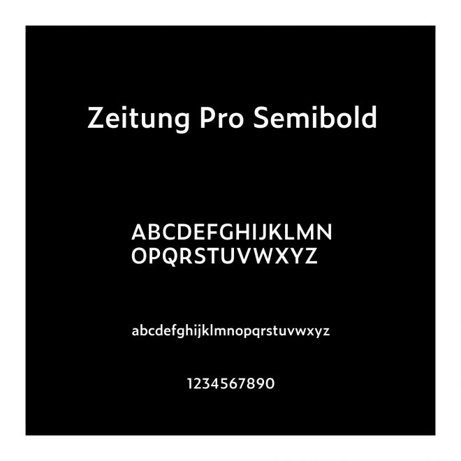Zeitung Pro Semibold