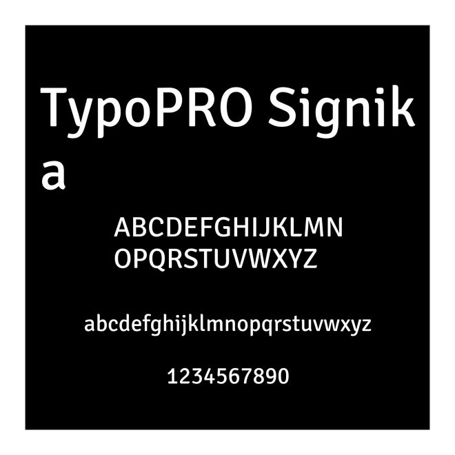 TypoPRO Signika