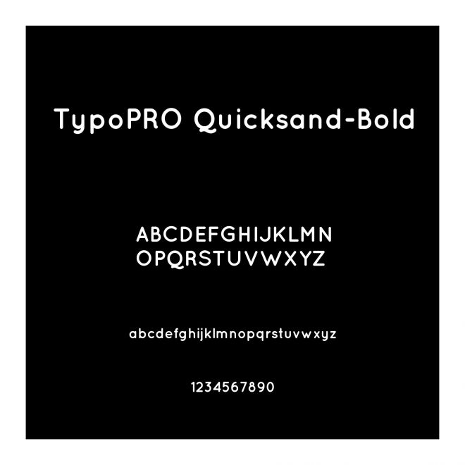 TypoPRO Quicksand-Bold