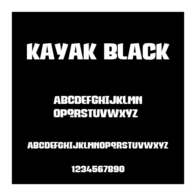 Kayak Black