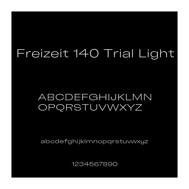 Freizeit 140 Trial Light
