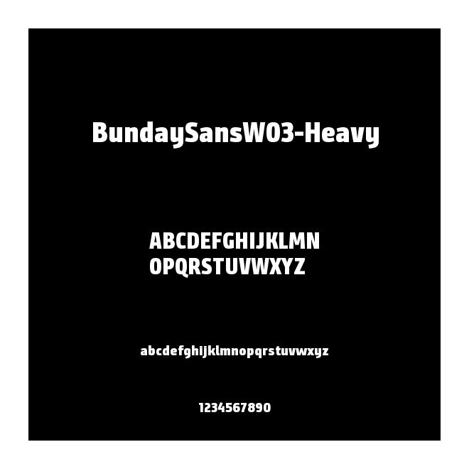 BundaySansW03-Heavy