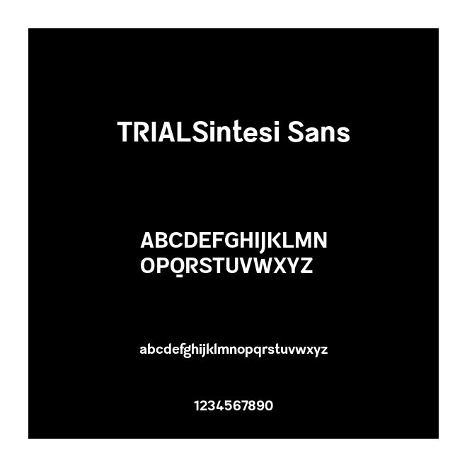 TRIALSintesi Sans