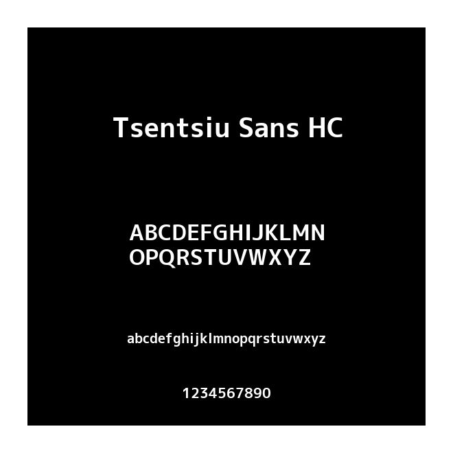 Tsentsiu Sans HC