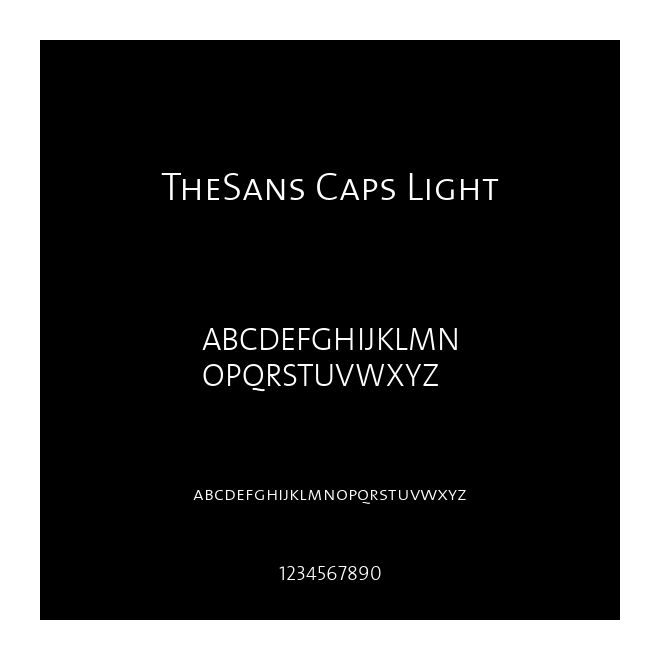 TheSans Caps Light
