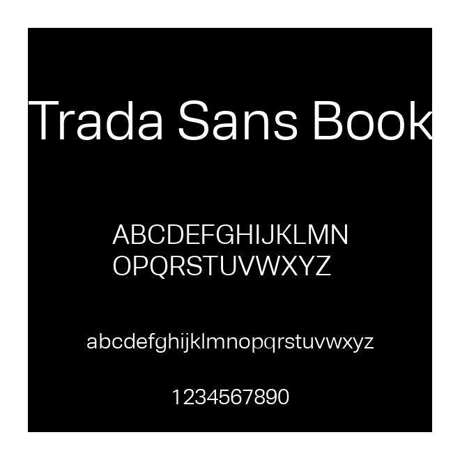 Trada Sans Book