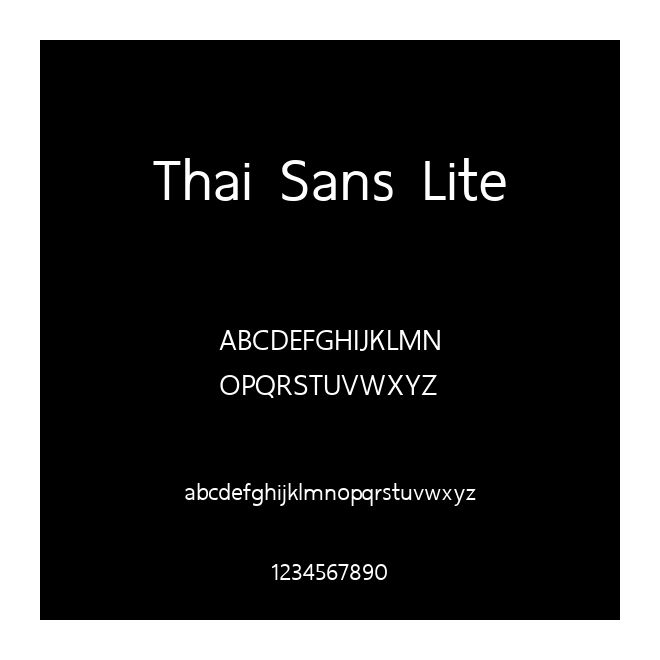 Thai Sans Lite