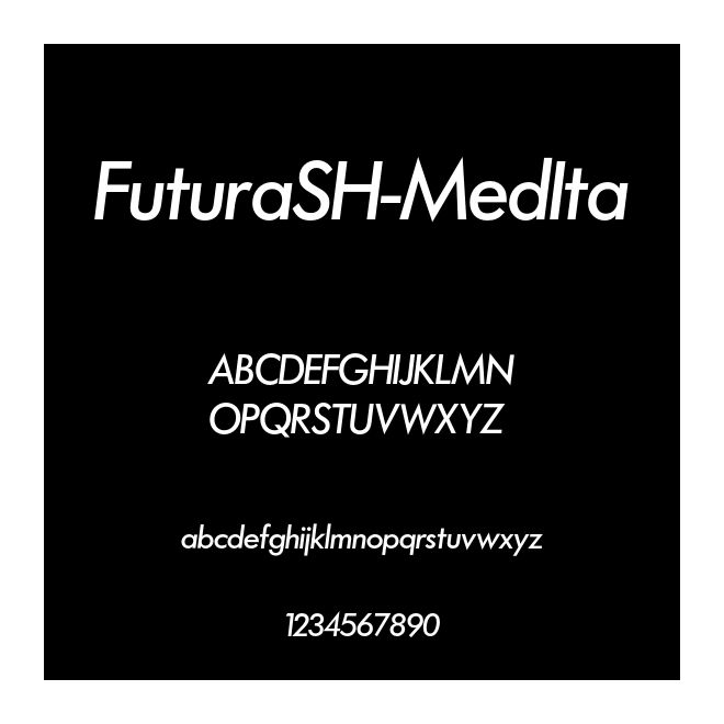 FuturaSH-MedIta