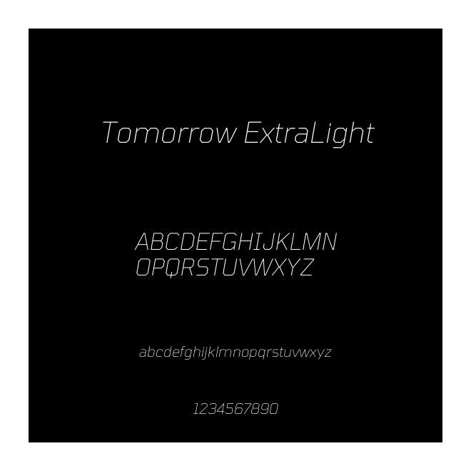 Tomorrow ExtraLight
