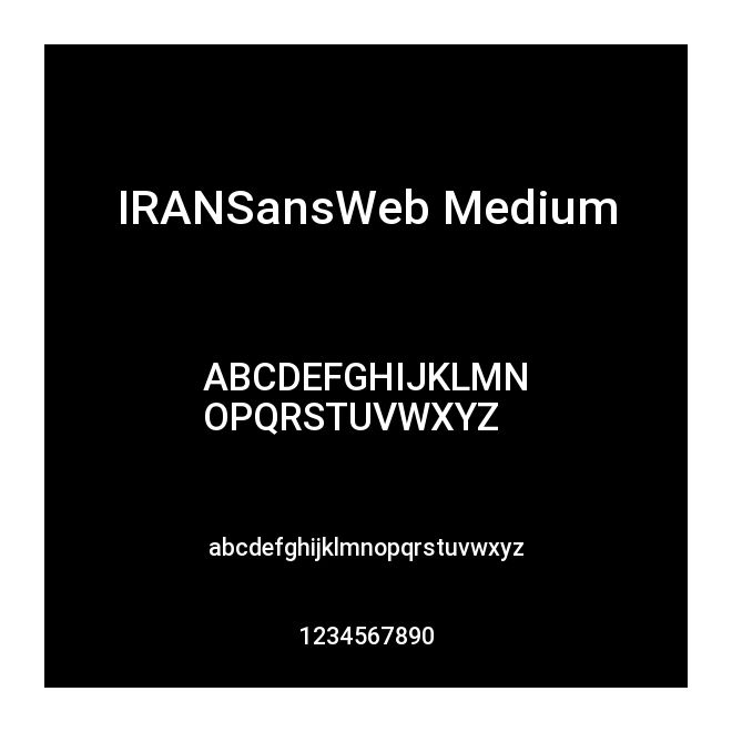 IRANSansWeb Medium