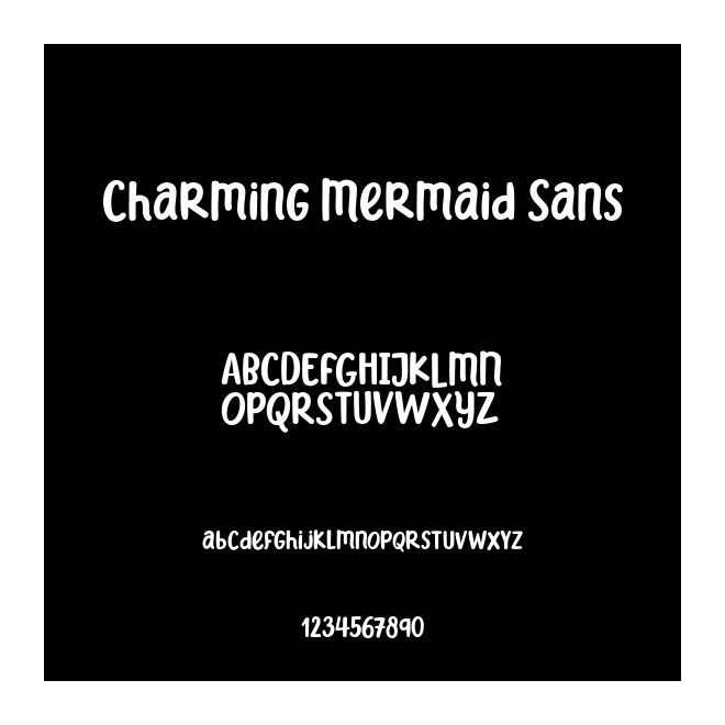 Charming Mermaid Sans