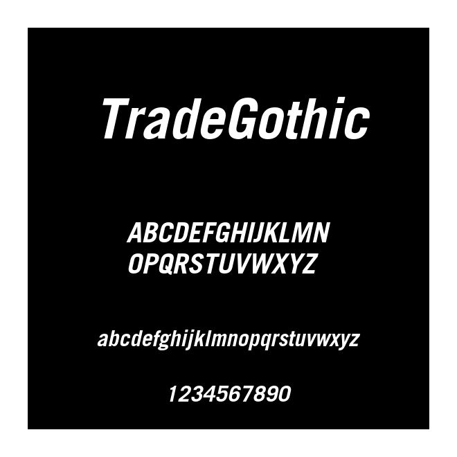 TradeGothic