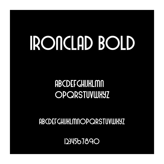 Ironclad Bold