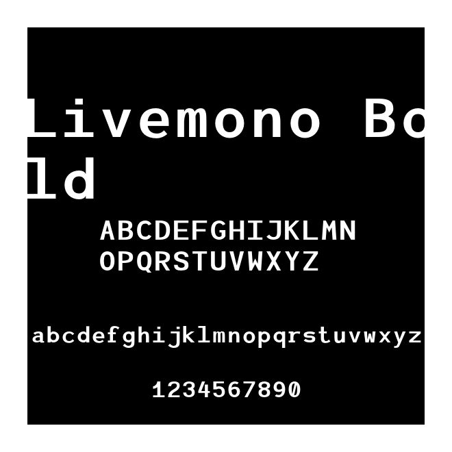 Livemono Bold