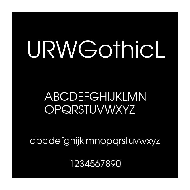 URWGothicL