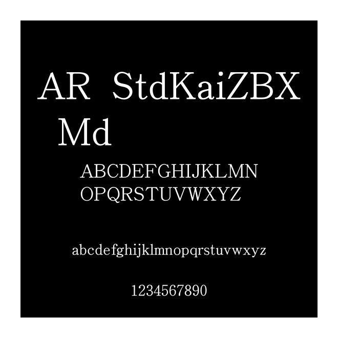 AR StdKaiZBX Md