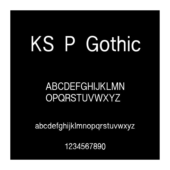 KS P Gothic