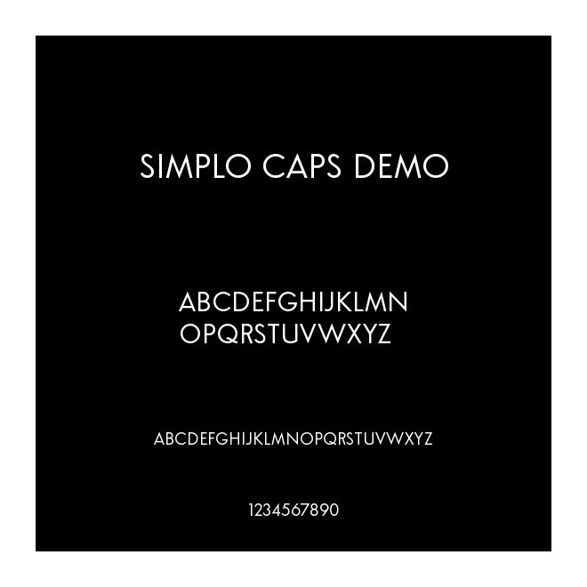 Simplo Caps DEMO