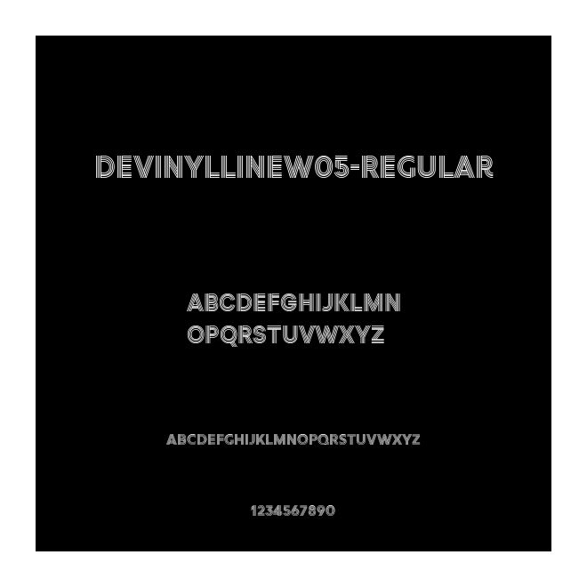 DevinylLineW05-Regular