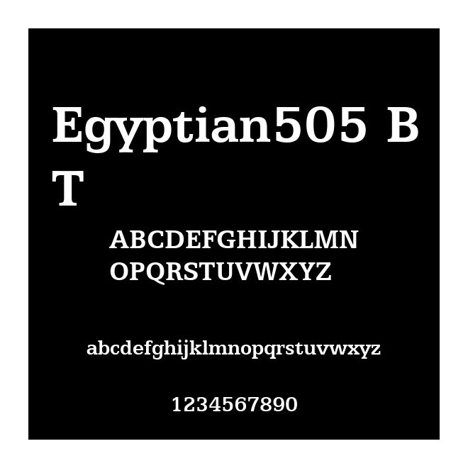 Egyptian505 BT