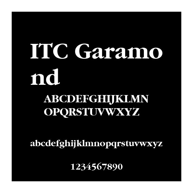 ITC Garamond