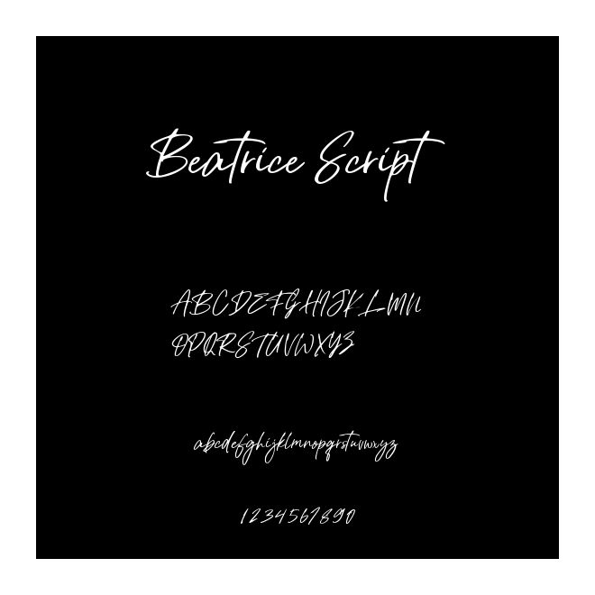 Beatrice Script