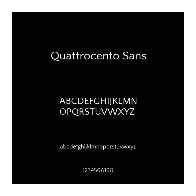 Quattrocento Sans