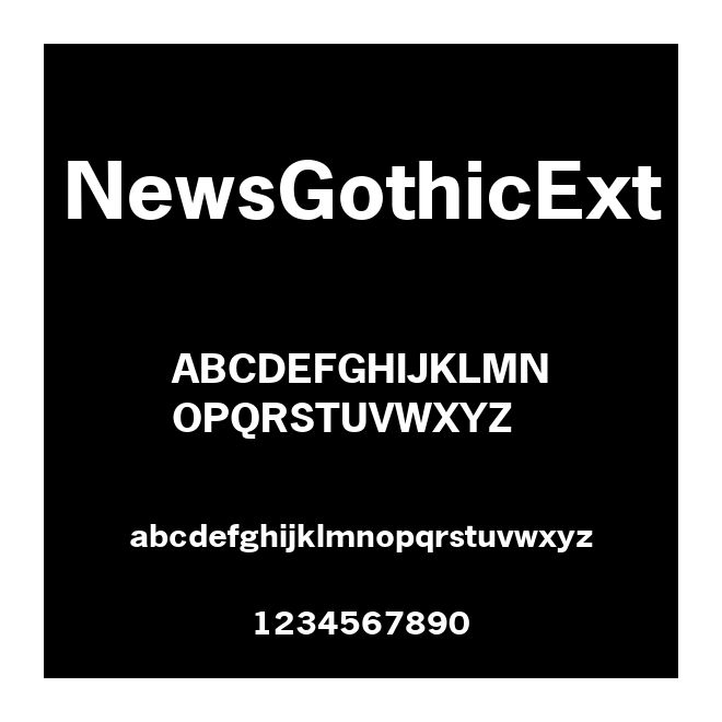 NewsGothicExt