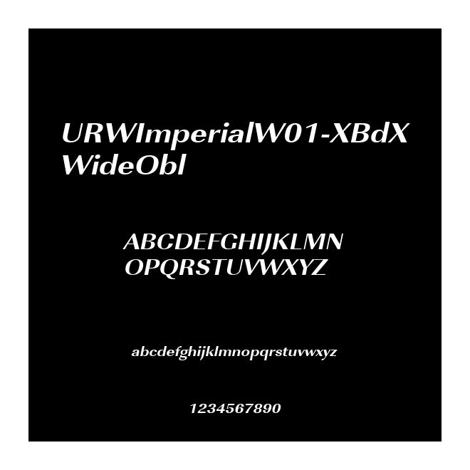 URWImperialW01-XBdXWideObl